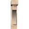 Ekena Millwork Westlake Block Smooth Bracket w/ Offset Brace, Douglas Fir, 5 1/2"W x 24"D x 24"H BKT0604X24X24WTL05SDF - alternate 3